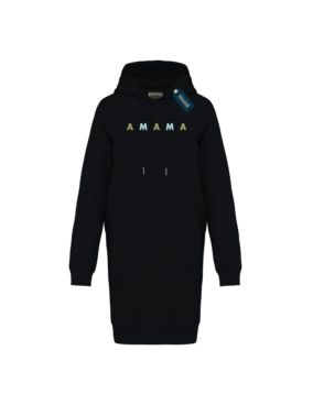 VESTIDO SUDADERA AMAMA BLACK
