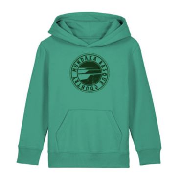 SUDADERA CAPUCHA NI&Ntilde;O MBC 24 GO GREEN