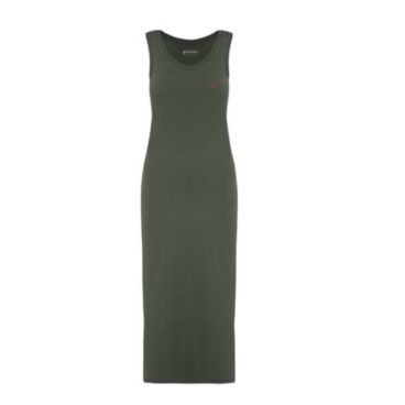 VESTIDO EFECTO LAVADO PUNTO JERSEY MBC26 KHAKI