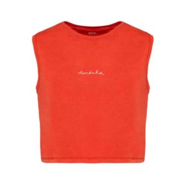 CAMISETA CROP SIN MANGAS MBC26 PAPRIKA