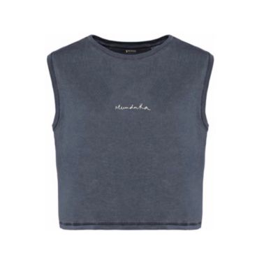 CAMISETA CROP SIN MANGAS MBC26 MINERAL GREY