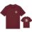 CAMISETA UNISEX MBC26 BURGUNDY