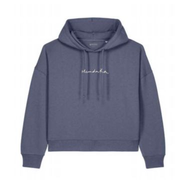 SUDADERA CON CAPUCHA MBC26 BLUE GREY