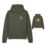 SUDADERA CON CAPUCHA UNISEX MBC26 KAKHI