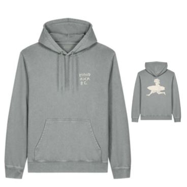 SUDADERA CON CAPUCHA UNISEX MBC26 MISTY GREY