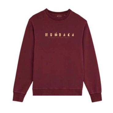 SUDADERA CUELLO REDONDO UNISEX MBC26 BURGUNDY