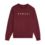 SUDADERA CUELLO REDONDO UNISEX MBC26 BURGUNDY