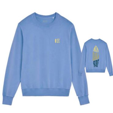 SUDADERA CUELLO REDONDO UNISEX MBC26 SUMMER BLUE
