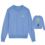 SUDADERA CUELLO REDONDO UNISEX MBC26 SUMMER BLUE