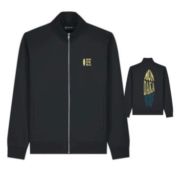 SUDADERA CREMALLERA CUELLO ALTO UNISEX MBC26 BLACK