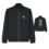 SUDADERA CREMALLERA CUELLO ALTO UNISEX MBC26 BLACK