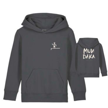 SUDADERA CAPUCHA NI&Ntilde;O MBC26 ANTHRACITE
