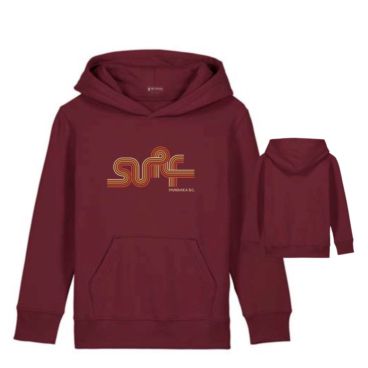 SUDADERA CAPUCHA NI&Ntilde;O MBC26 BURGUNDY